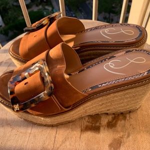 Comfortable wedge high heels